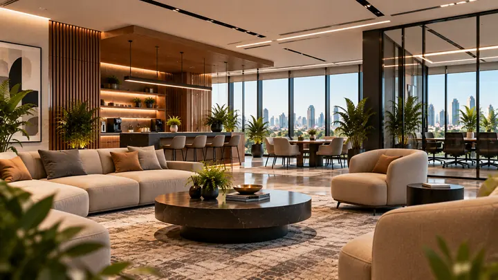 Lounge / Sosyal Alanlar — geniş lounge ve sosyal alan